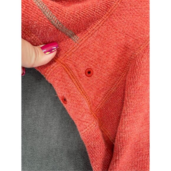 Tommy Bahama‎ Reversible Quarter Zip Pullover Men L Coral Tan Coastal Loungewear - Picture 3 of 11